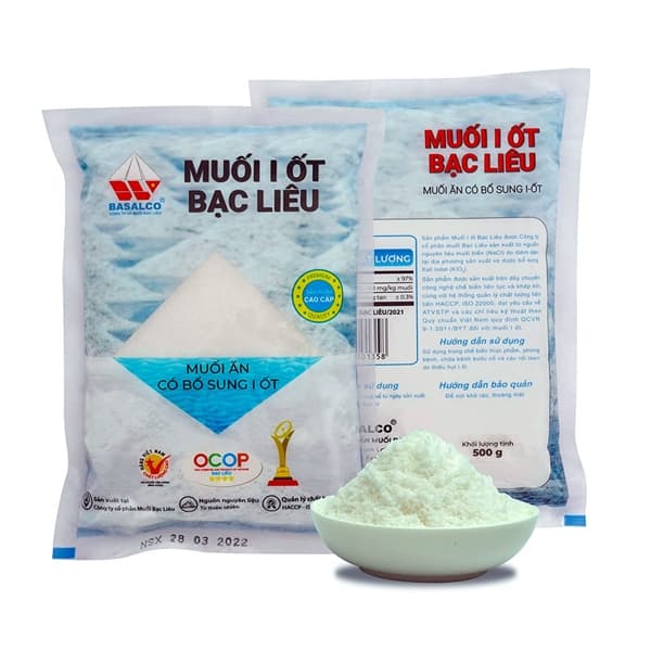 Muối I Ốt sấy Bạc Liêu Cao Cấp