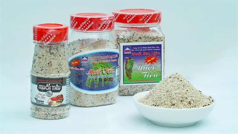 Muối tiêu Bạc Liêu